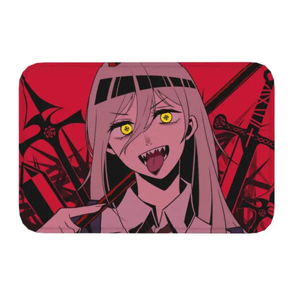 Chainsaw Man Anime Rug – Denji & Power Design