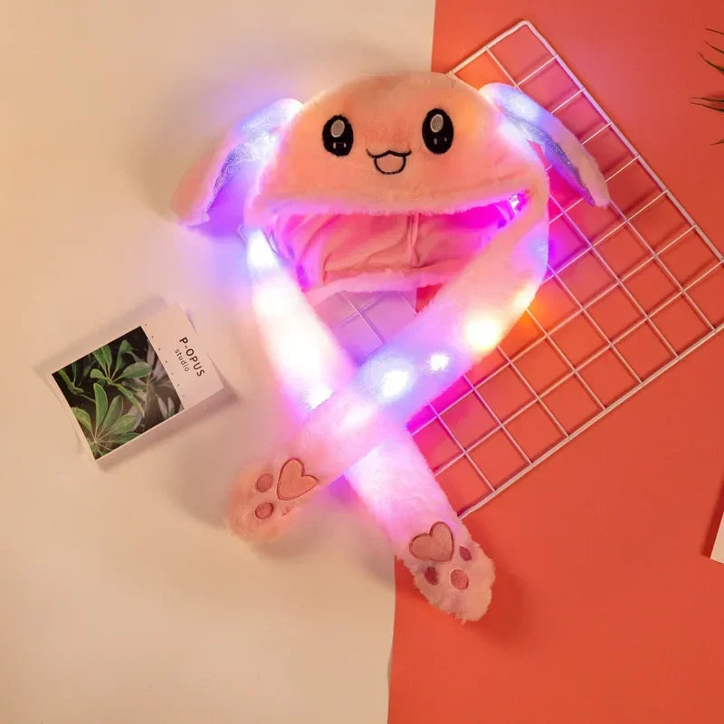 Pikachu LED Light-Up Plush Hat with Moving Ears - Tokyowai