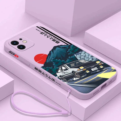 Initial D AE86 Mountain Drift iPhone Case