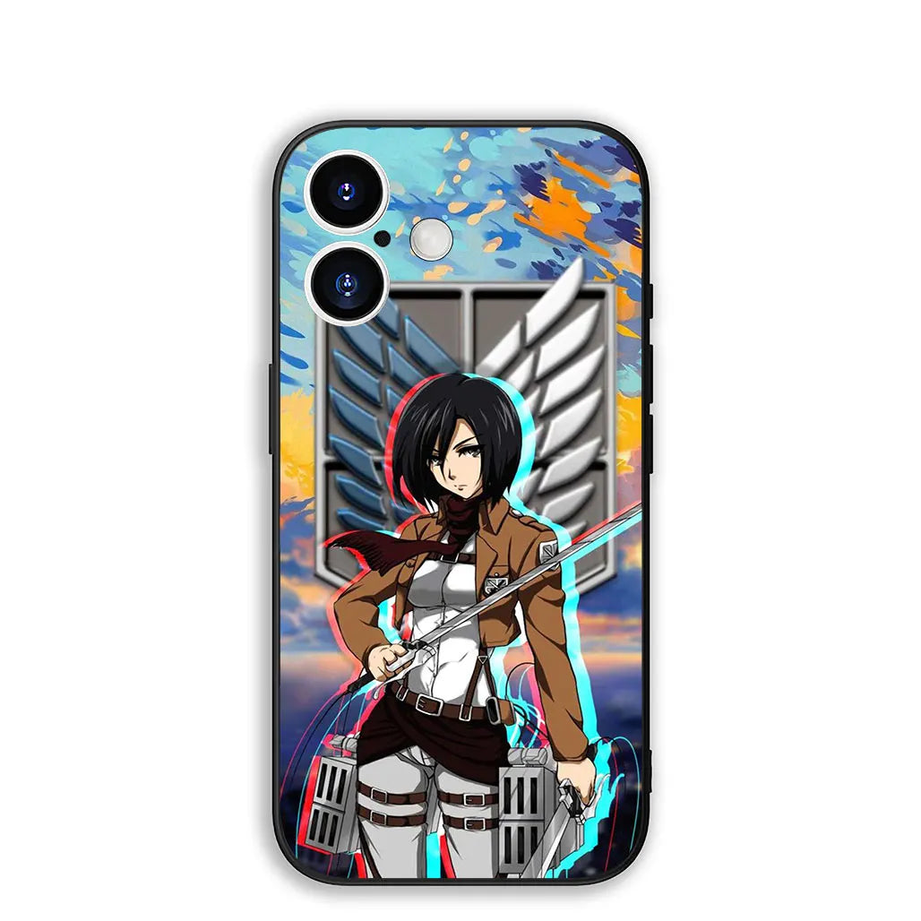 Attack on Titan Shockproof Armor Case with Ring Stand for Xiaomi Redmi Series