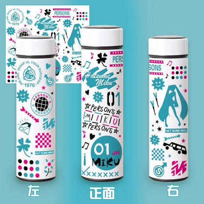 Hatsune Miku Smart Thermos Bottle – LED Temperature Display 500ml