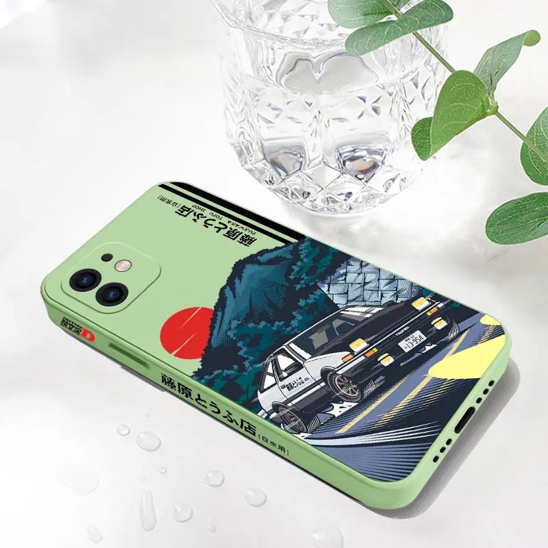 Initial D AE86 Mountain Drift iPhone Case