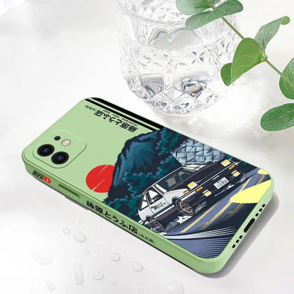 Initial D AE86 Mountain Drift iPhone Case