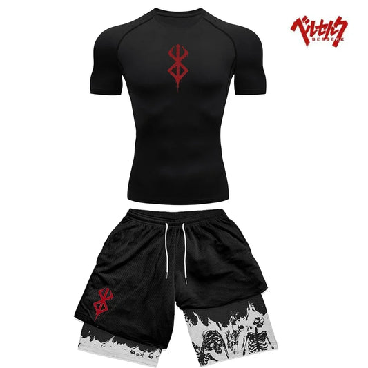 Berserk Compression Set – Brand of Sacrifice Rash Guard and Shorts