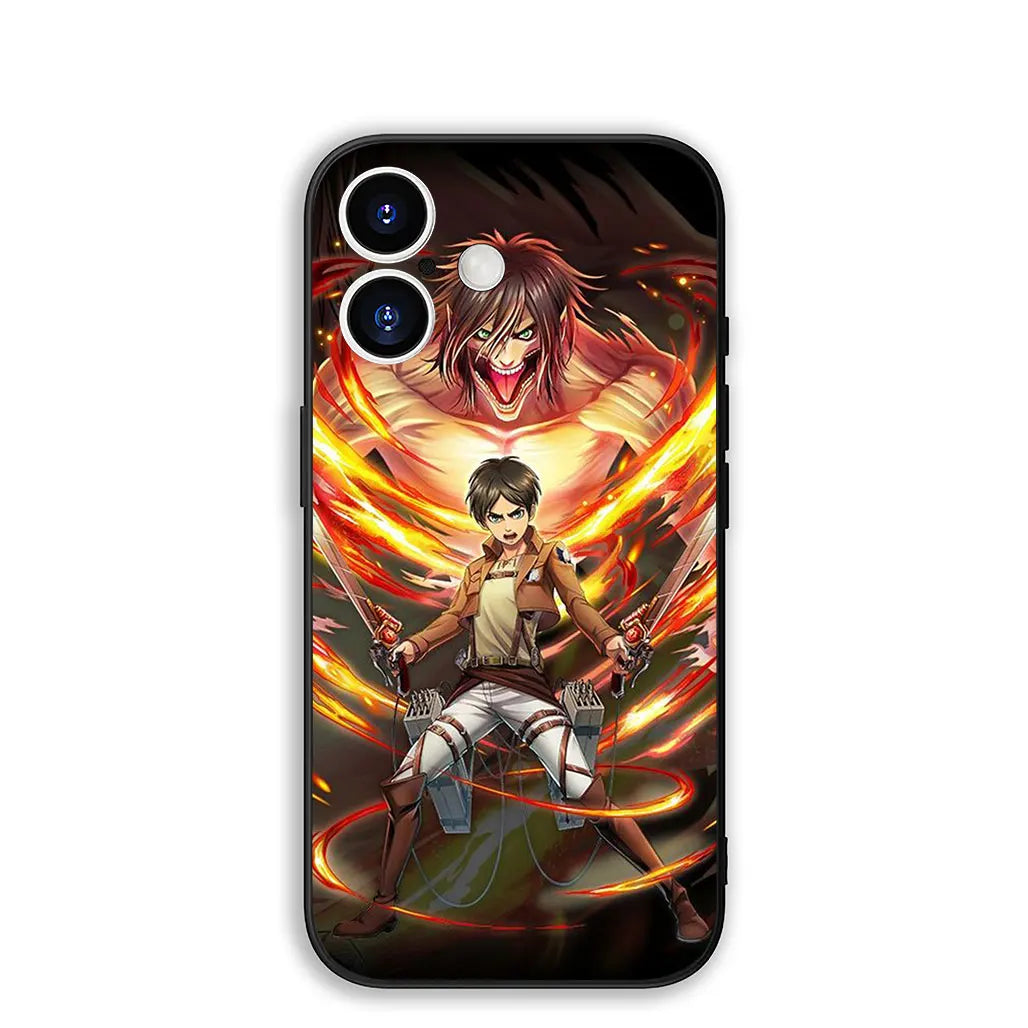 Attack on Titan Shockproof Armor Case with Ring Stand for Xiaomi Redmi Series