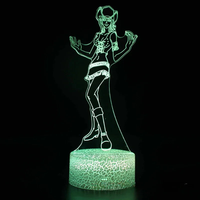 One Piece LED Night Light –26 Character & Symbol Variants