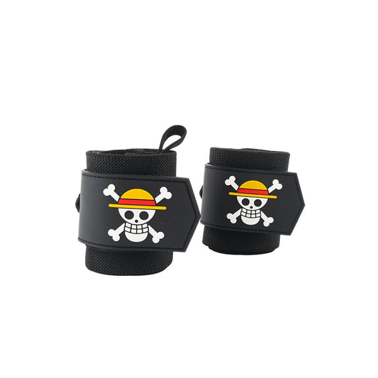 One Piece Luffy WristWraps Gym Weightlifting - Tokyowai