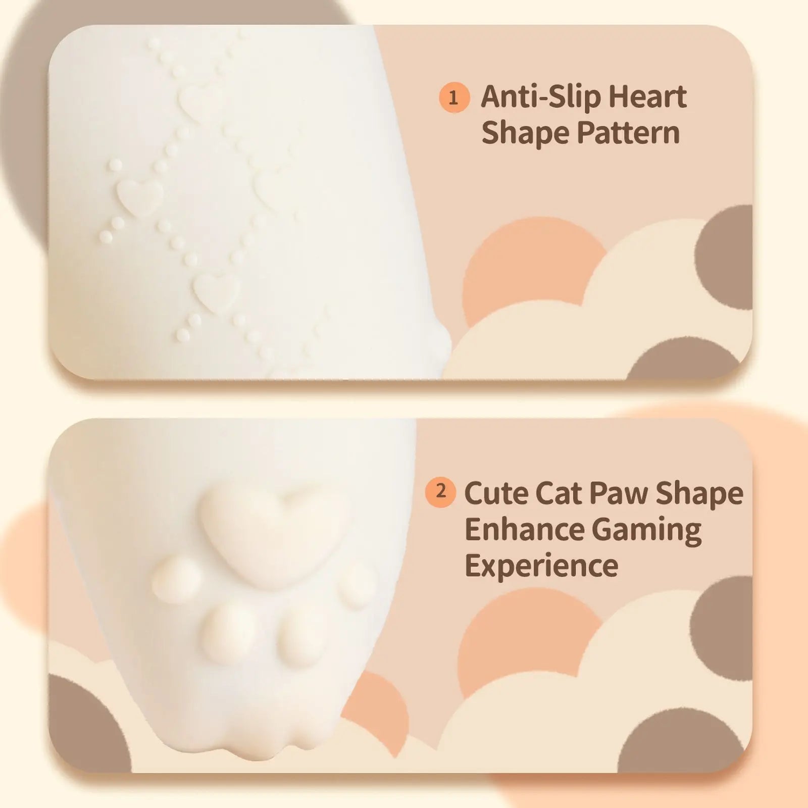 kawaii Neko Paw Silicone Controller Cover for PS5 - Tokyowai