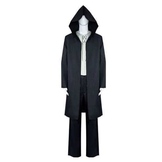 Attack on Titan Eren Jaeger Black Coat T-shirt Pants - Tokyowai