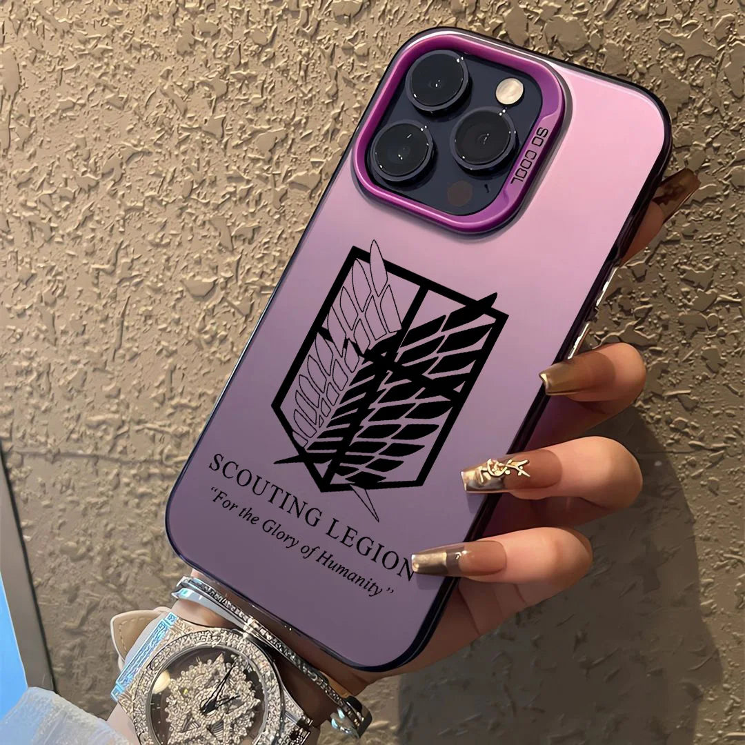 Attack on Titan Shockproof Armor Case with Ring Stand for Xiaomi and Poco Series