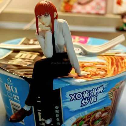 Chainsaw Man Ramen Cup Lid Figure – Makima Sitting Pose