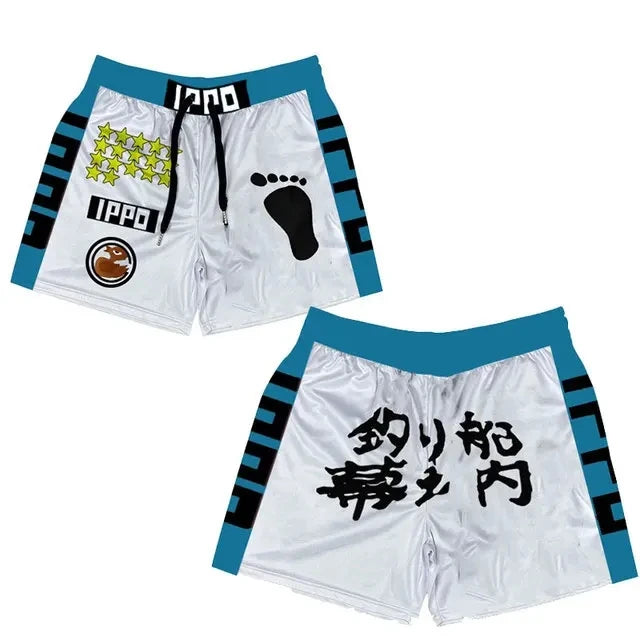 Hajime no Ippo Gyms Quick Drying Sport IPPO Shorts - Tokyowai