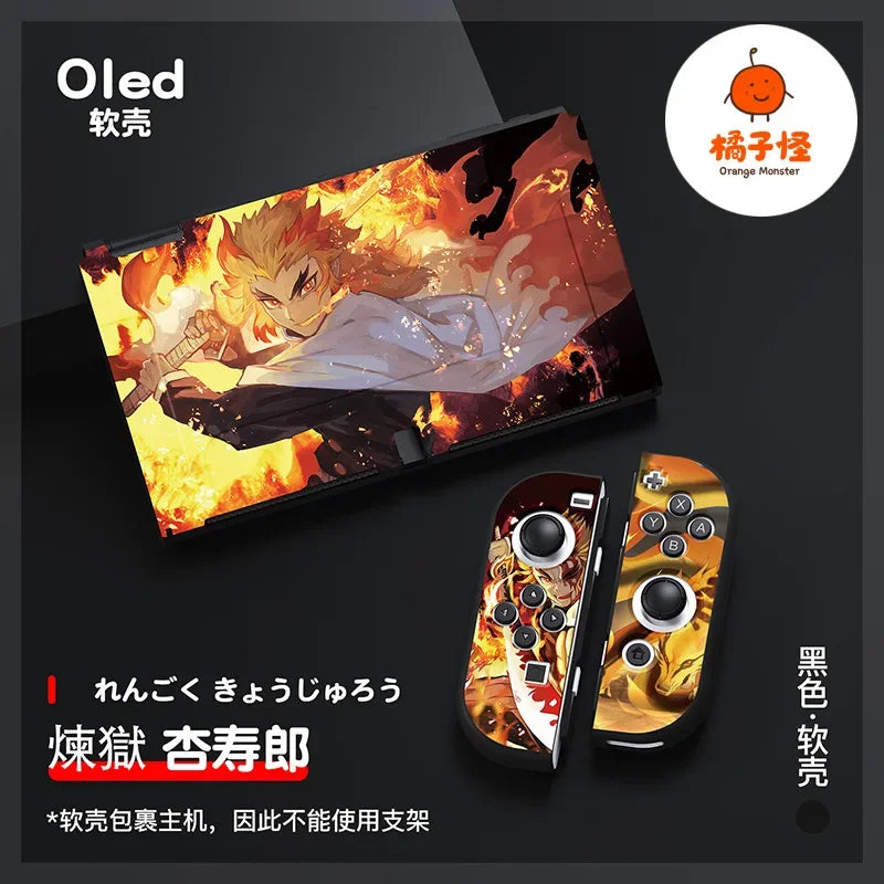 Demon Slayer Nintendo Switch Console Skin - Premium Anime Design for Switch & Switch OLED - Tokyowai