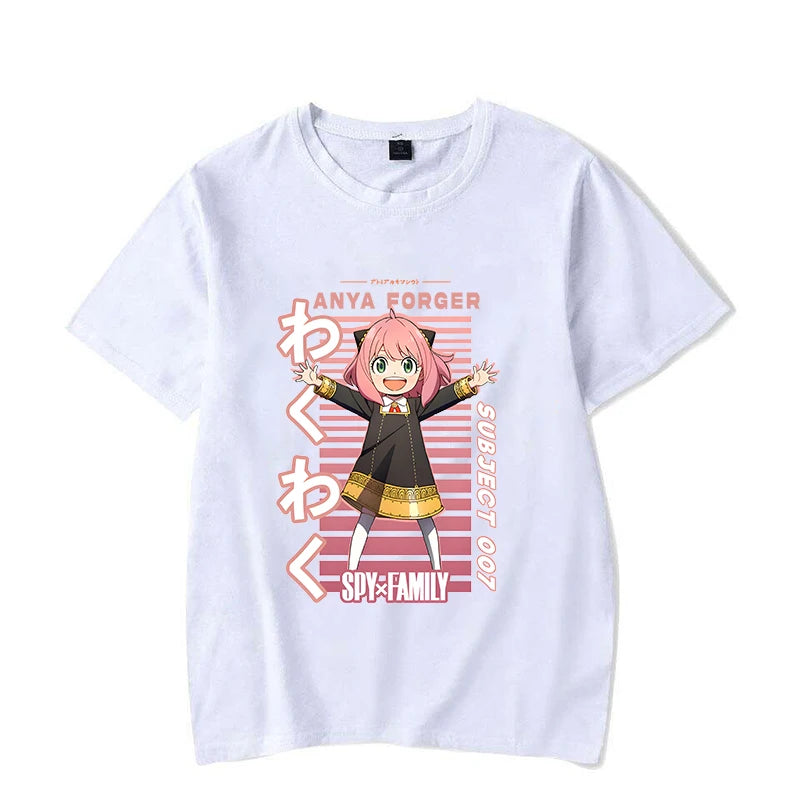 Anya Forger Spy x Family Oversized Black T-Shirt - Tokyowai