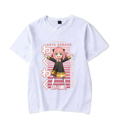 Anya Forger Spy x Family Oversized Black T-Shirt - Tokyowai