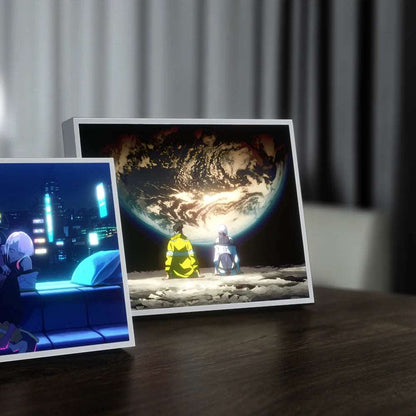 Cyberpunk Edgerunners LED Art Frames – Immersive Backlit Decor with Customizable Lighting - Tokyowai