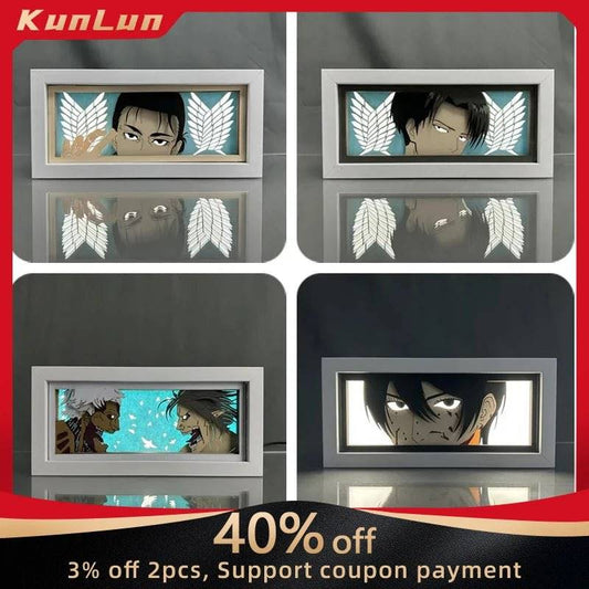 Attack on Titan 3D LED Light Box - Tokyowai