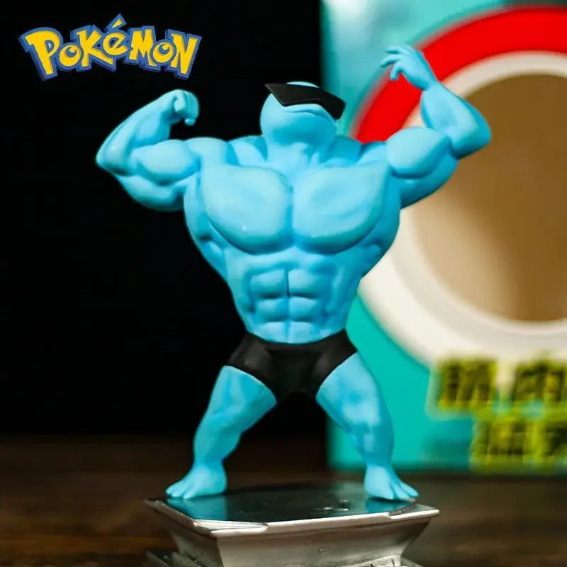 Pokemon Figure Mini Pikachu Charmande Squirtle Psyduck Muscle Man - Tokyowai