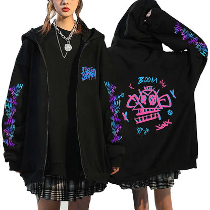 Arcane Jinx Graffiti Oversized Hoodie – Street Punk Edition