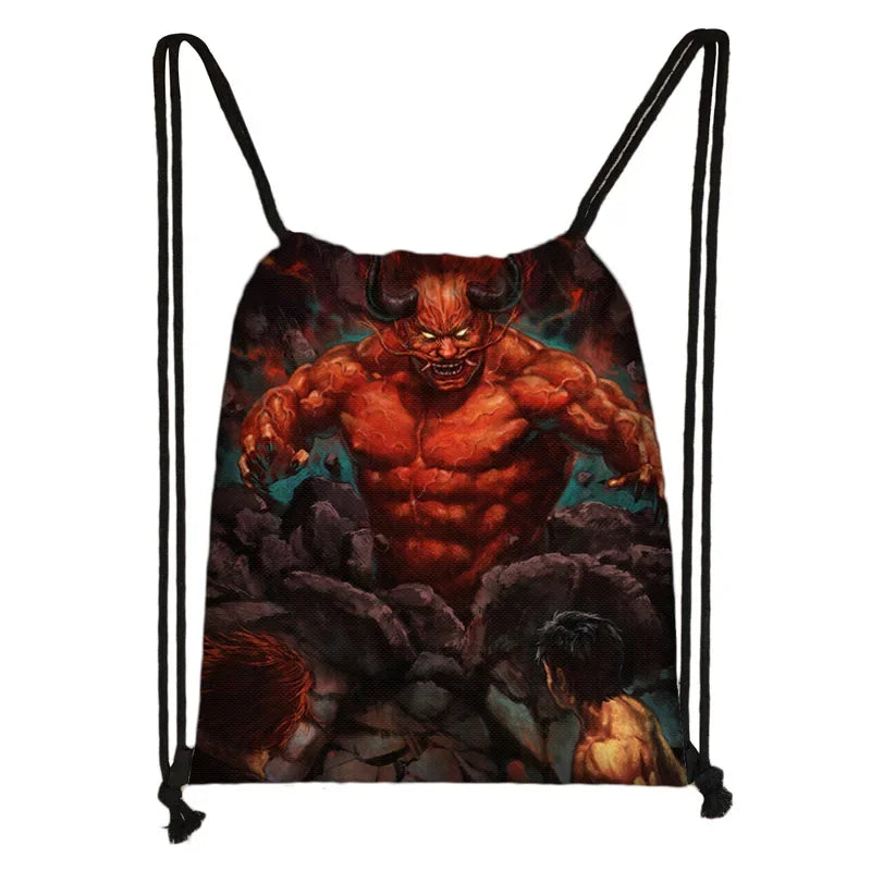 Baki The Grappler Backpacks - Tokyowai