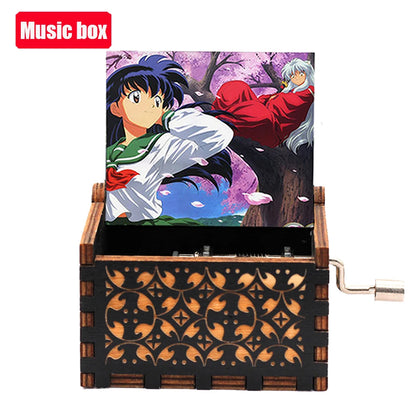 One Piece “Binks’ Sake” Wooden Music Box – Hand-Cranked Collectible