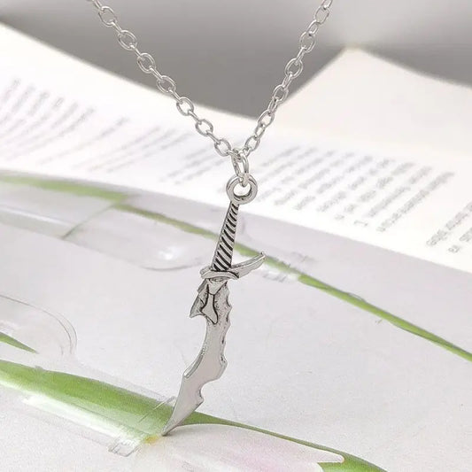 Solo Leveling Shadow Monarch Sword Pendant Necklace