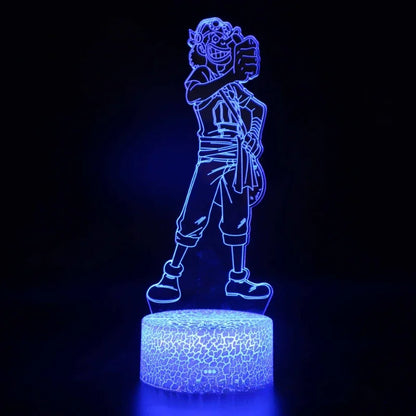 One Piece LED Night Light –26 Character & Symbol Variants