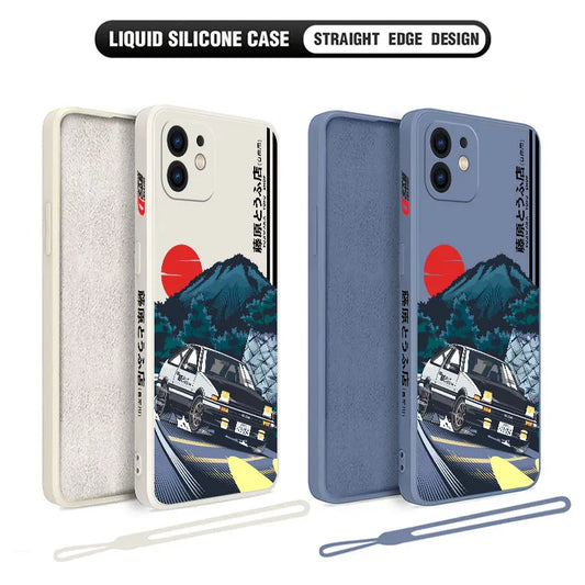 Initial D AE86 Mountain Drift iPhone Case