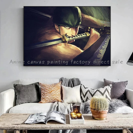 One Piece Monkey Poster Canvas Painting - Tokyowai