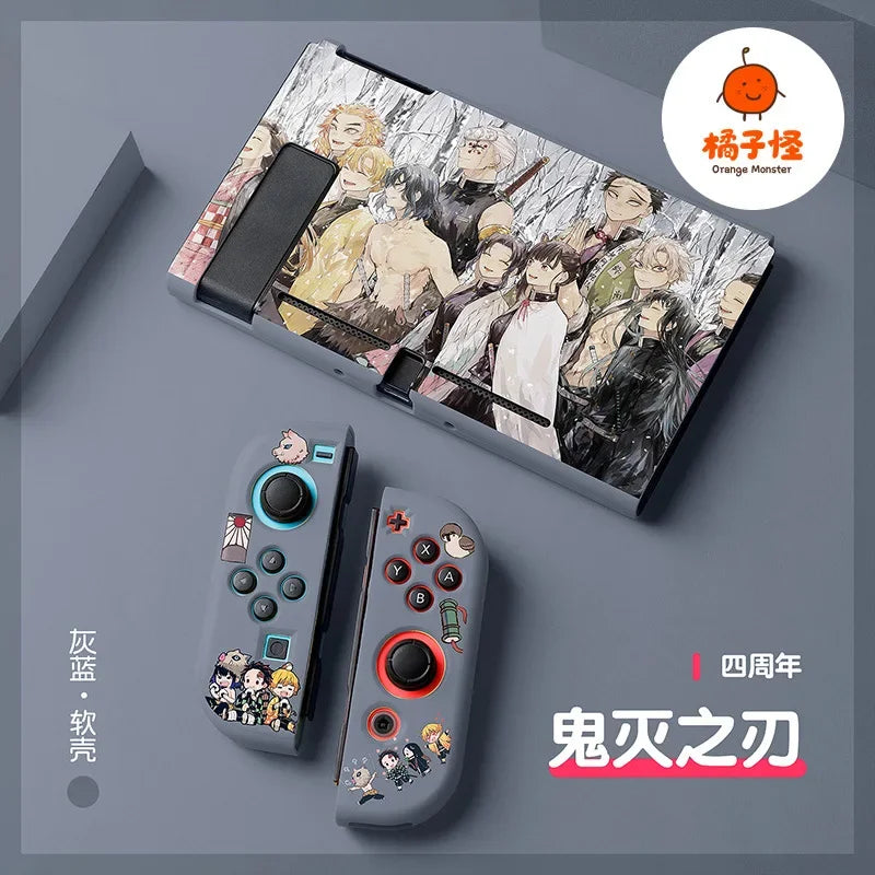 Demon Slayer Nintendo Switch Console Skin - Premium Anime Design for Switch & Switch OLED - Tokyowai