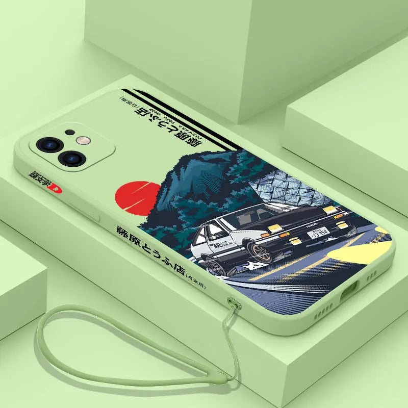 Initial D AE86 Mountain Drift iPhone Case