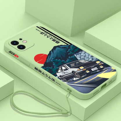 Initial D AE86 Mountain Drift iPhone Case