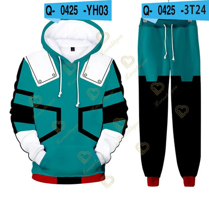 My Hero Academia Hoodies Unisex Clothing Sets - Tokyowai