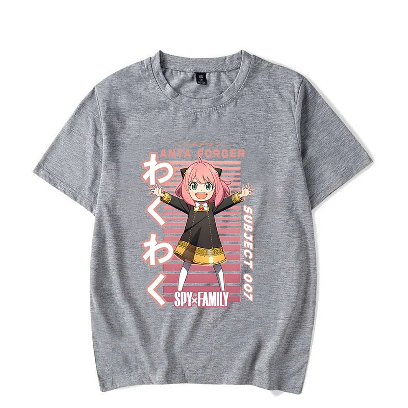 Anya Forger Spy x Family Oversized Black T-Shirt - Tokyowai