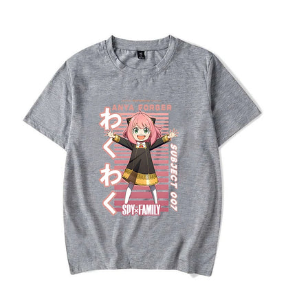 Anya Forger Spy x Family Oversized Black T-Shirt - Tokyowai