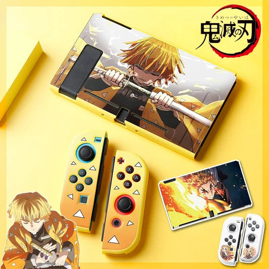 Demon Slayer Nintendo Switch Console Skin - Premium Anime Design for Switch & Switch OLED - Tokyowai