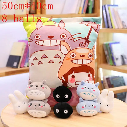 Pudding Adorable Plush Pillow Bag with Mini Animal Plushies – Perfect for Cuddling & Decor - Tokyowai