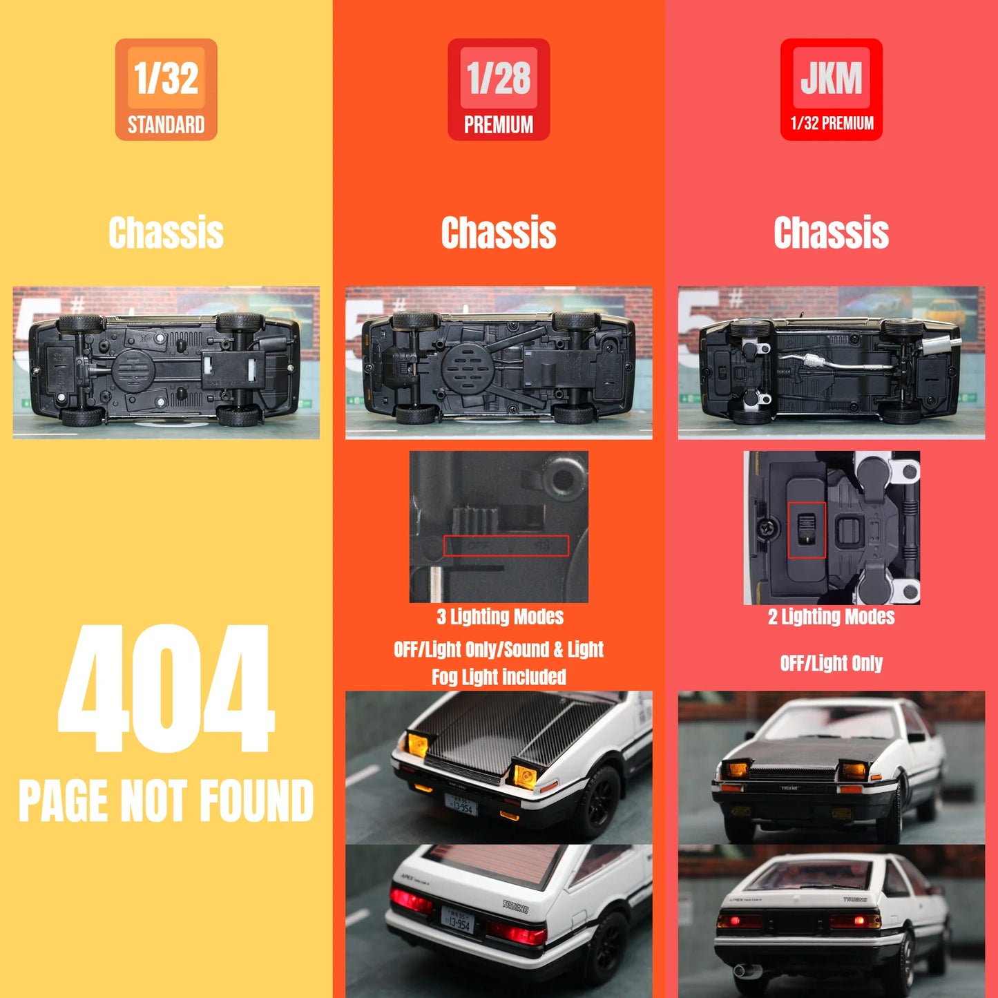 Initial D 1/32 AE86 Trueno Diecast Model Car