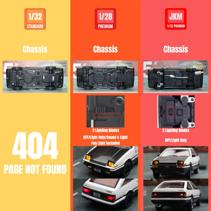 Initial D 1/32 AE86 Trueno Diecast Model Car