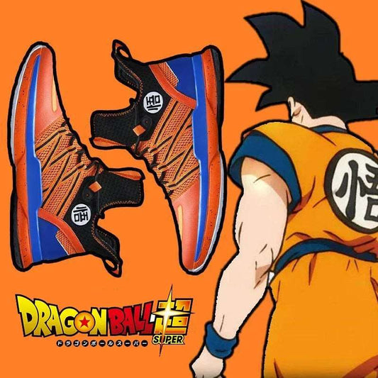 Dragon Ball Z Goku-Themed High-Top Basketball Sneakers - Tokyowai