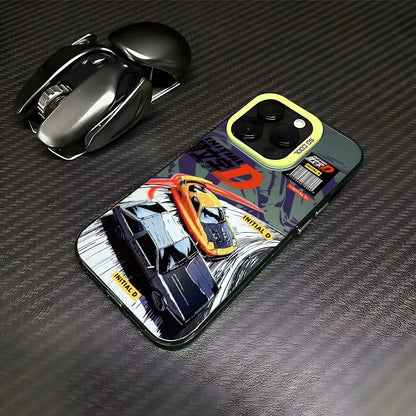 Initial D AE86 Tempered Glass Drift Phone Case