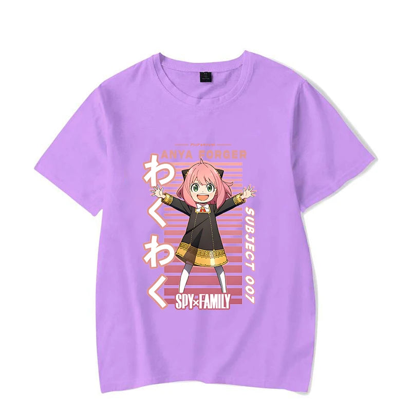Anya Forger Spy x Family Oversized Black T-Shirt - Tokyowai
