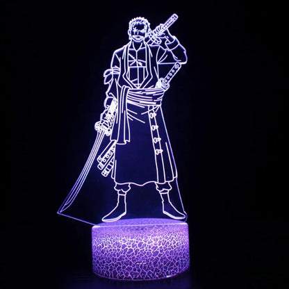 One Piece LED Night Light –26 Character & Symbol Variants