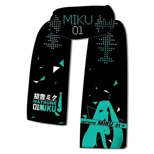 Hatsune Miku Vocaloid Character Scarf
