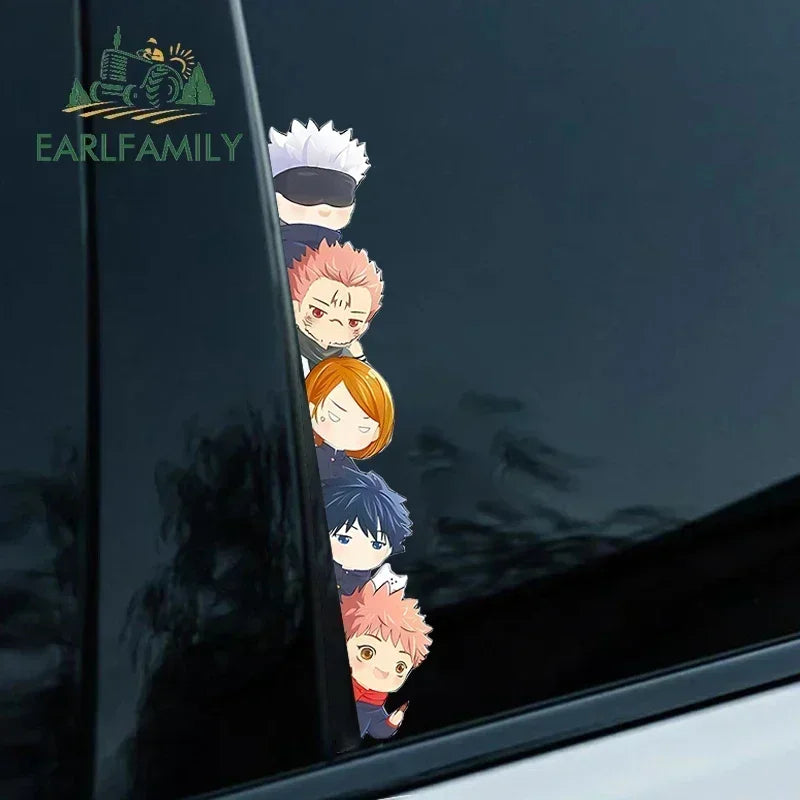 Jujutsu Squad Editionr Peek Window Sticker