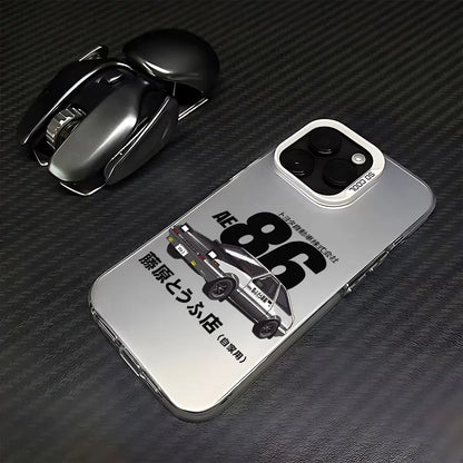 Initial D AE86 Tempered Glass Drift Phone Case