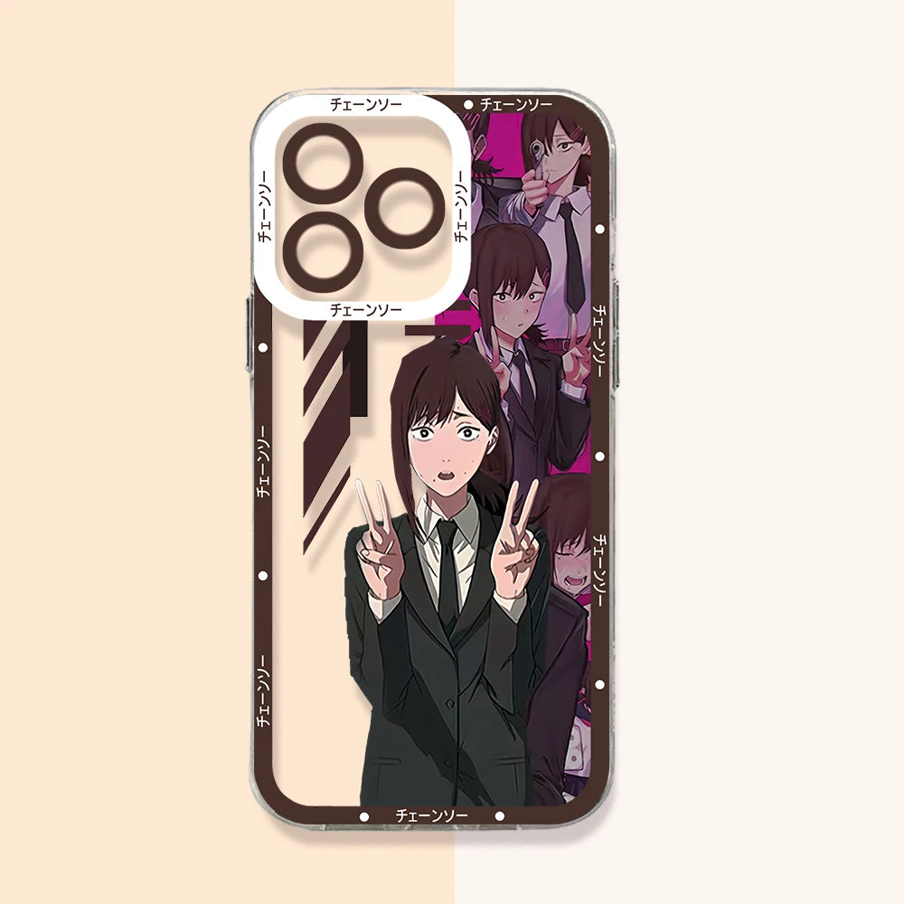 Chainsaws Mans Makimas Phone Case For iPhone - Tokyowai