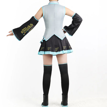 Hatsune Miku Cosplay Costume Set – Full Vocaloid Outfit with Accessories - Tokyowai