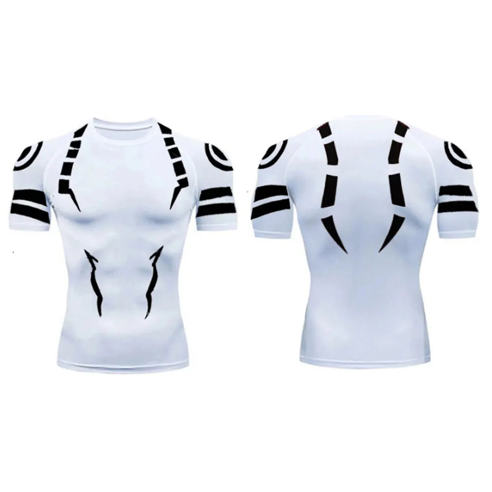 Jujutsu Kaisen Compression Set Fitness Suit for Men Quick Dry - Tokyowai