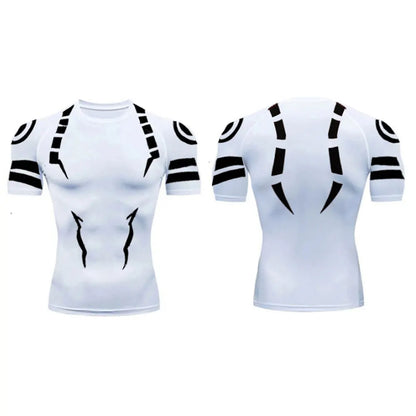 Jujutsu Kaisen Compression Set Fitness Suit for Men Quick Dry - Tokyowai